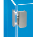 Hafele 344.88.720 Aximat, Glass Door Hinge, 270 Degree Opening Angle, Glass to Glass, Inset