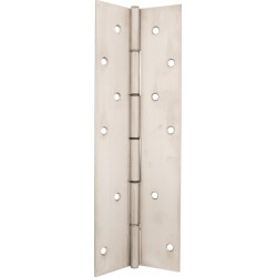 Hafele 351.23.003 Full Mortise Pin & Barrel Continuous Hinge, CH951, 630 Satin Stainless Steel, 7'