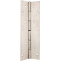 Hafele 351.23.003 Full Mortise Pin & Barrel Continuous Hinge, CH951, 630 Satin Stainless Steel, 7'