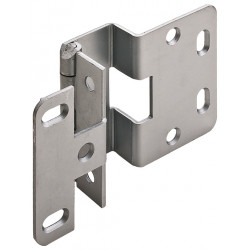 Hafele 354.65.430 Five-Knuckle Institutional Hinge, Grade 1, 270D, Steel, Dull Chrome Plated