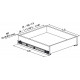 Hafele 421.23. Salice F70 Smove Drawer Slide, Full Extension, For Frameless Construction