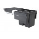 Hafele 503.70.455 Hailo Euro Cargo 60, 4 Compartment Pull Out Waste Bin w/ Soft Close, Anthracite