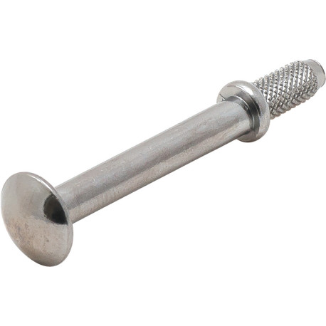 Hafele 510.86. Knock-In Pin for Wood Blanks, Steel, Length - 2.04"