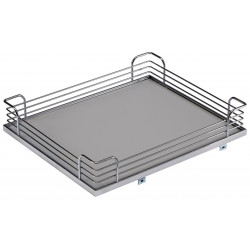 Hafele 546.92.582 Arena Plus, Storage Tray for Base Pull-Out II, Chrome/Gray