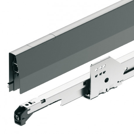 Hafele 551.54. Matrix Box P70, Drawer Side Runner System, Load Bearing Capacity - 154 lbs
