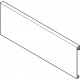 Hafele 552.31. Panel for Matrix Box Slim A30 Internal Drawer, Length - 1100 mm