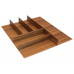 Hafele 556.87.211 Fineline, Small Cutlery Tray, Mahogany, 395.5 x 424 x 49 mm