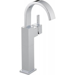 Delta 753LF Single Handle Centerset Lavatory Faucet with Riser - Less Pop-Up Vero™