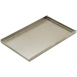 Hafele 557.47.130 Oil Pan for Fineline Base Plate, Stainless Steel, 236 x 146 x 15 mm