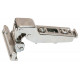 Hafele 563.25. H-Series, Aluminum Frame Door Hinge, 110D Opening Angle, Clip-On, Self Closing
