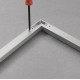 Hafele 563.54.990 Corner Conector Set for Aluminum Frame Profile