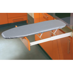 Hafele 568.60.710 Ironfix Ironing Board, Built-In, White