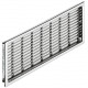 Hafele 571.54.248 Air Ventilation Grill w/ Oval Recess, Chrome-Plated, 230 x 68 mm