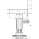 Hafele 637.76. Adjustment Feet for Axilo 78 Plinth System, Load Bearing Capacity - 330 lbs.