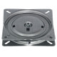 Hafele 646.15.023 Turntable w/ Spring Loaded, Rotates 90D, Steel, Unfinished, Weight Capacity - 220 lbs