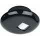 Hafele 661.04.327 Roller-Mini Caster for Press Fitting in 40 mm Dia Hole, Glide/Swivel, Plastic, Black