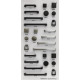 Hafele 732 Decorative Hardware Display Board, White