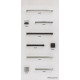 Hafele 732 Decorative Hardware Display Board, White