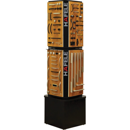 Hafele 732.18.140 Decorative Hardware Tower w/ Base & Acrylic Header