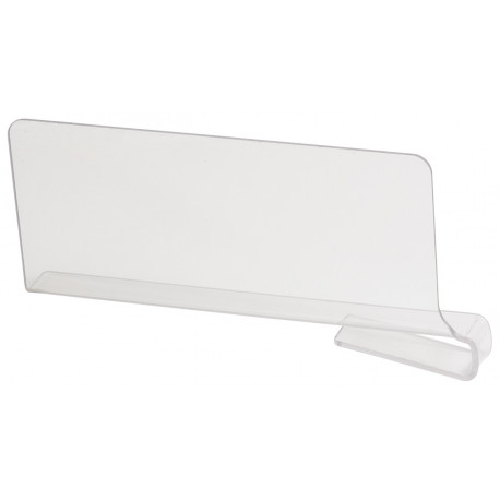 Hafele 771.80. Shelf Dividers For 0.75 mm Shelves, Acrylic, Clear