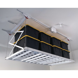 Hafele 792.30.000 Syzzor Loft, Ceiling Storage Systems, Steel, Powder-Coated