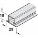Hafele 793.05. Smartcube, Shelf System Rails w/ Support On Both Sides, Aluminum