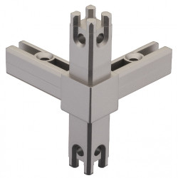 Hafele 793.05. Smartcube, Corner Joint for Multi-Level Shelf System, 4-Sided, Aluminum