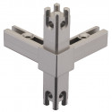 Hafele 793.05. Smartcube, Corner Joint for Multi-Level Shelf System, 4-Sided, Aluminum