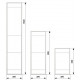 Hafele 793.20. YouK, Ladders Shelf System, 30 W x 320 D mm