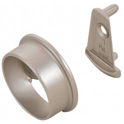 Hafele 803 TAG Synergy Elite Collection, Wardrobe Tube End Support, Zinc-Plated