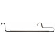 Hafele 805.58.330 Tag Synergy Collection, Wire Pants Hanger for Pants Rack Pull-Out, 18/Set