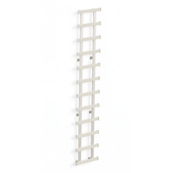 Hafele 807 Tag Quartet Symphony Wall Mount System, Frame Kit, Aluminum/Faux Leather, Height - 66.25"