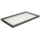 Hafele 807.76. Tag Illuminated Glass Shelf, Aluminum/Tempered Safety Glass