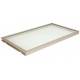Hafele 807.76. Tag Illuminated Glass Shelf, Aluminum/Tempered Safety Glass