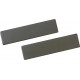 Hafele 807.83. Pair of End Caps for Leather Cleat Boards, Zinc