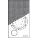 Hafele 811.07.300 Speaker/Acoustical Cloth to Enclose Speaker, Polyester, Black, 36" W x 24" D Roll
