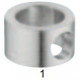 Hafele 812 Support Ring for Gallery Rail 6 mm, Zinc Alloy