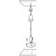Hafele 828.56.000 Shelf Suspension System w/ Wire Cable, Steel, Length - 1,000 mm