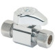 Brass Craft Service Parts G2CR11X CD Compression Outlet, Straight Valve, Chrome, 3/8-In. OD Compression x 3/8-In. OD