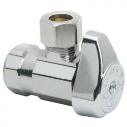Brass Craft Service Parts G2R07X CD Chrome Angle Stop Valve, 1/2 x 1/4-In.