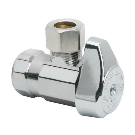 Brass Craft Service Parts G2R07X CD Chrome Angle Stop Valve, 1/2 x 1/4-In.