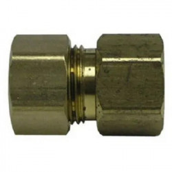 Brass Craft 462-6-6X P Flare Adapter, 3/8 Compression x 3/8 In. Fine Thread Female
