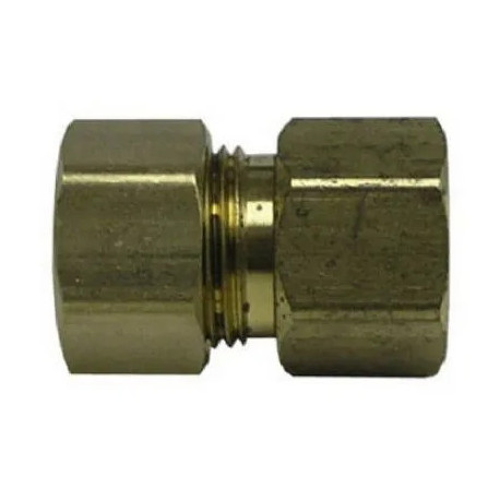 Brass Craft Service Parts 462-6-6X P Flare Adapter, 3/8 Compression x 3/8 In. Fine Thread Female