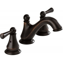 Delta 35902LF-RB Two Handle Widespread Lavatory Faucet in Venetian® Bronze Lewiston®