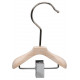 Hafele 842.73.350 Boot Hanger, Hook & Clip, Natural Beech, Lacquered, Steel, Chrome Plated, 100 W x 150 H mm