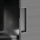 Hafele 903.13. Contemporary Flush Pull Handle for Sliding Wood Doors, Stainless Steel, Door thickness - 45"