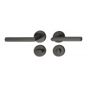 Hafele 903.93.559 Lever Handle on Rosette, Startec, LDH 2171, Stainless Steel