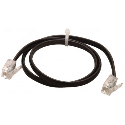 Hafele 910.51.094 Emergency Opening Power Cable for DFT Online, Black, 1 m