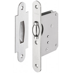Hafele 911.24.002 Startec, Lock for Double Action Doors, Stainless Steel Matt