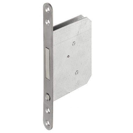 Hafele 911.26.310 Pocket Door Pull, Spring-Loaded, Stainless Steel Face Plate